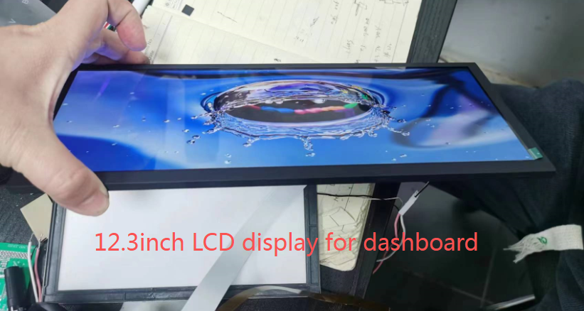 12.3inch 1920X720 TFT LCD display, wide working temperature for Automotive Dashboard!